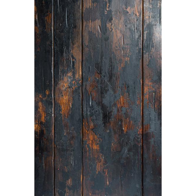 Bresser Backdrop - Fotografie Accessoires - 60x90cm - Kreukvrij & Mat - Dirty Wood