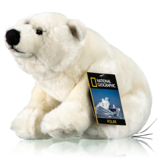 National Geographic Knuffel - IJsbeer - 28cm