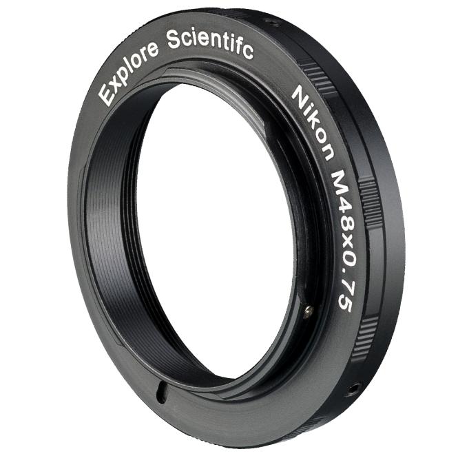 EXPLORE SCIENTIFIC cameraring M48x0,75 voor Nikon