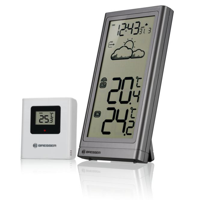 BRESSER Meteo Temp weerstation (athrazit)