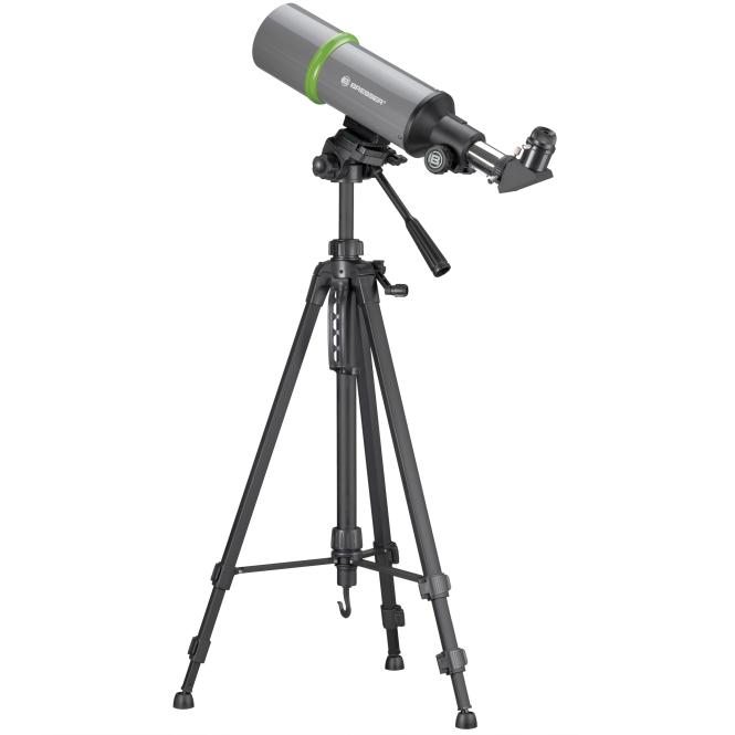Bresser Telescoop - NightExplorer - 80/400 - Voor op Reis Met Statief en Rugtas en Smartphonehouder